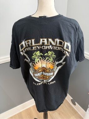 Harley Davidson Black Orlando
Florida T-Shirt Mens SIZE XXL 2021